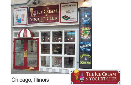 The Ice Cream and Yogurt Club Chicago Illinois