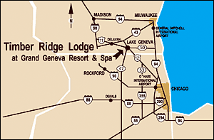 Map to Timber Ridge Lodge