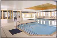 Heated indoor swimming pool 930'x40), Whirlpool, Sauna and Fitness Center